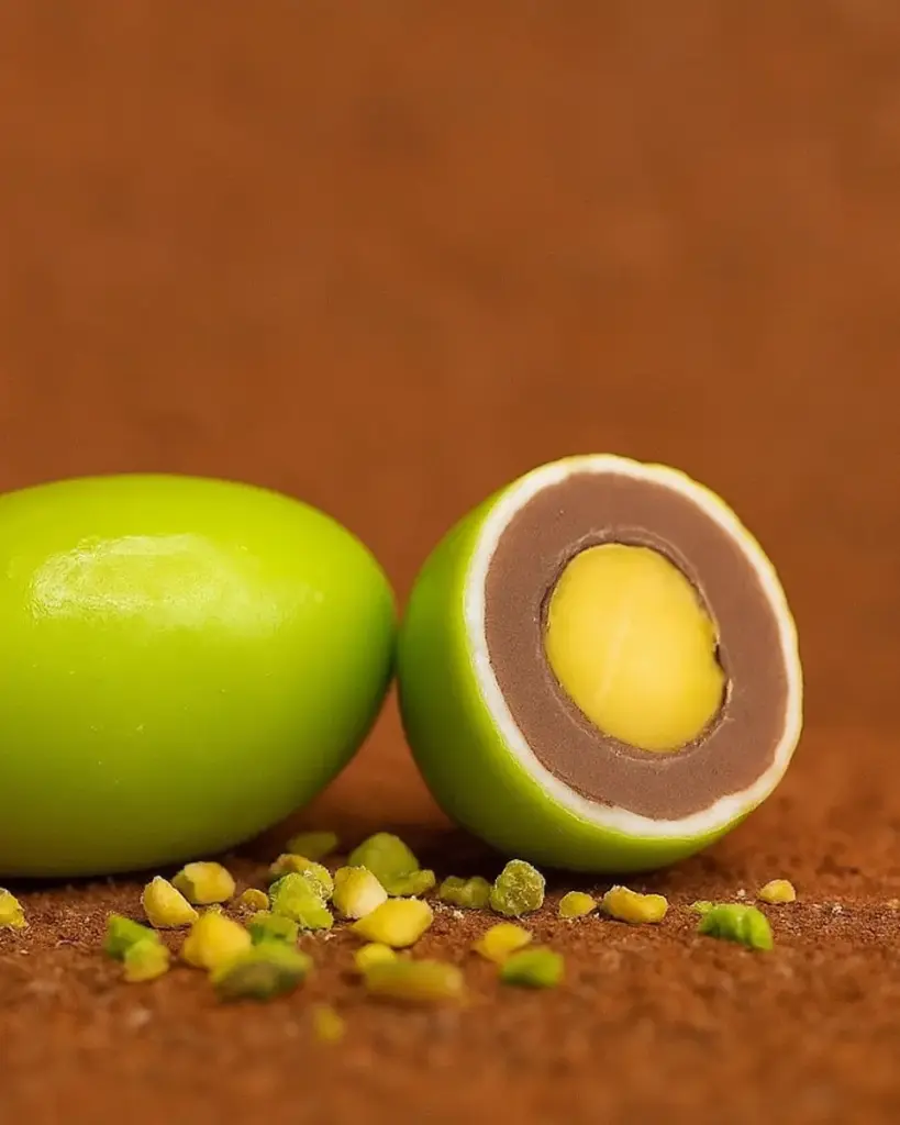 حلوى لوز وردية